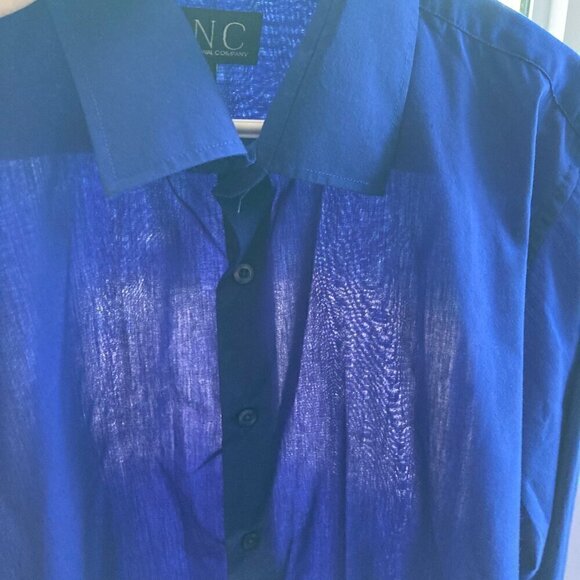 INC- International Company long sleeve mens dress shirt size 16-16.5 OR LARGE - Picture 6 of 6